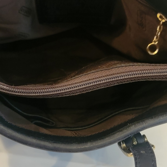 VINTAGE COACH Y2K BLACK DOUBLE STRAP SHOULDERBAG - Picture 5 of 7